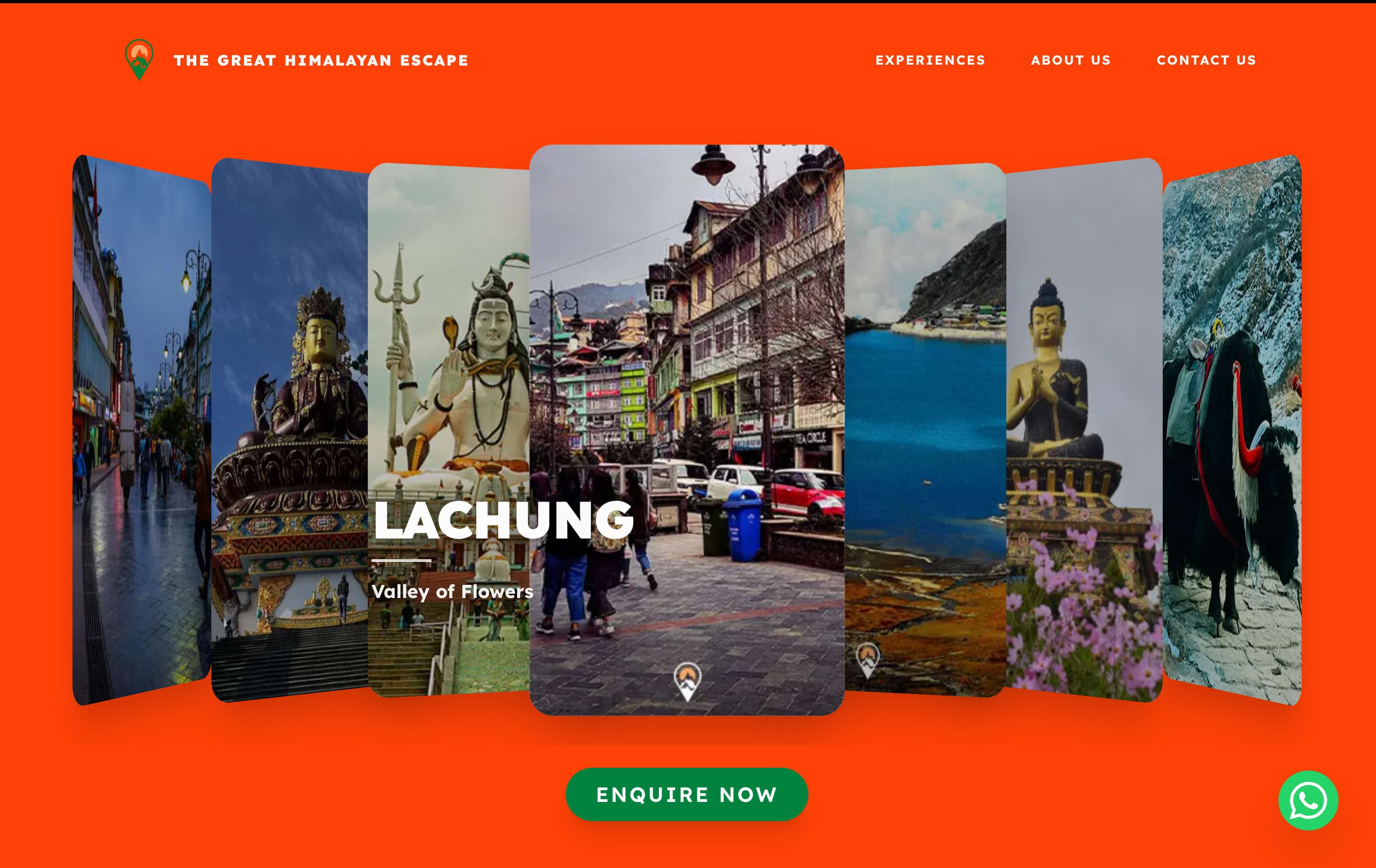 The Great Himalayan Escape (TGHE) Travel Technology — case study by Waglogy in Gangtok, Sikkim