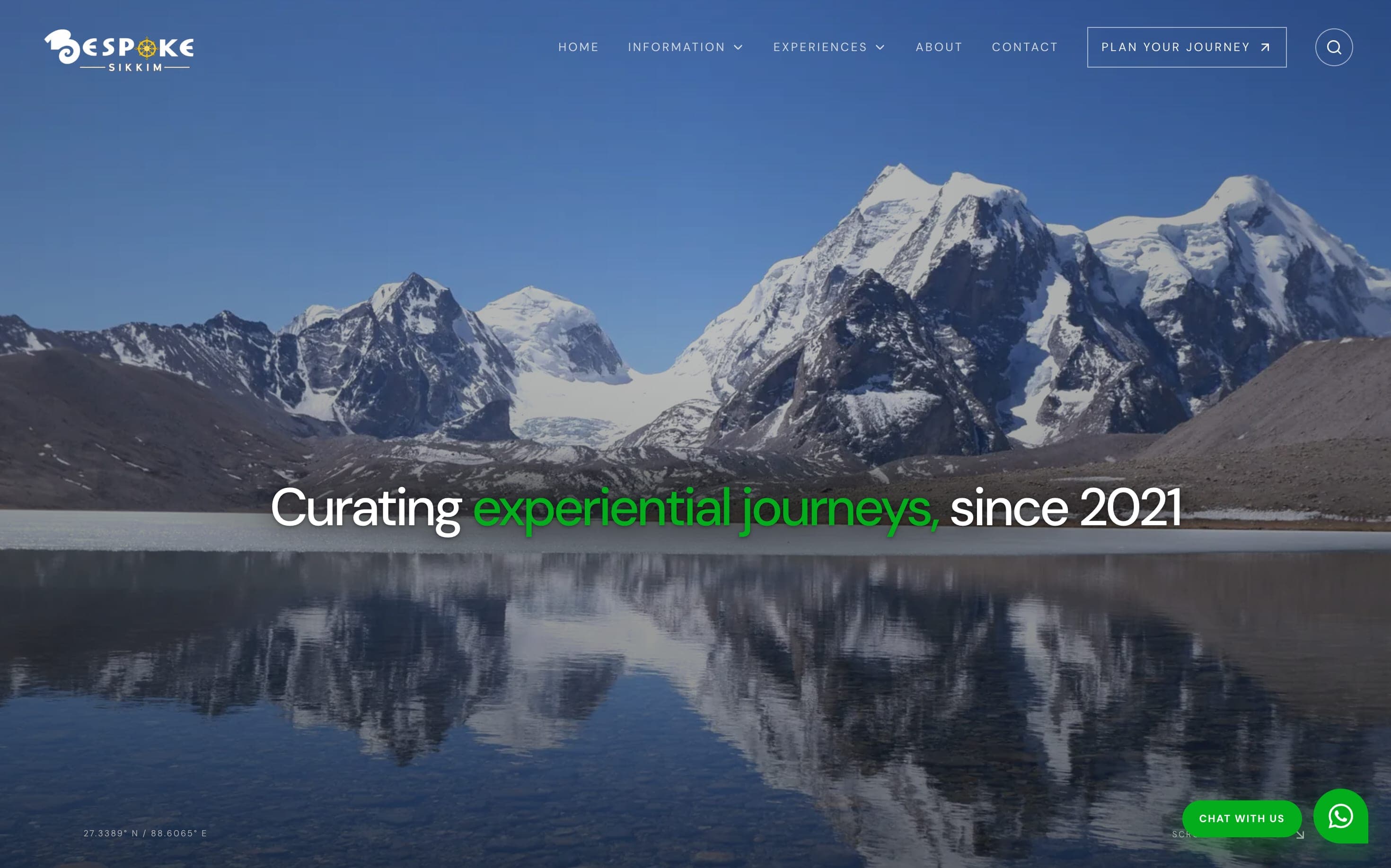 Bespoke Sikkim Travel Agency — case study by Waglogy in Gangtok, Sikkim