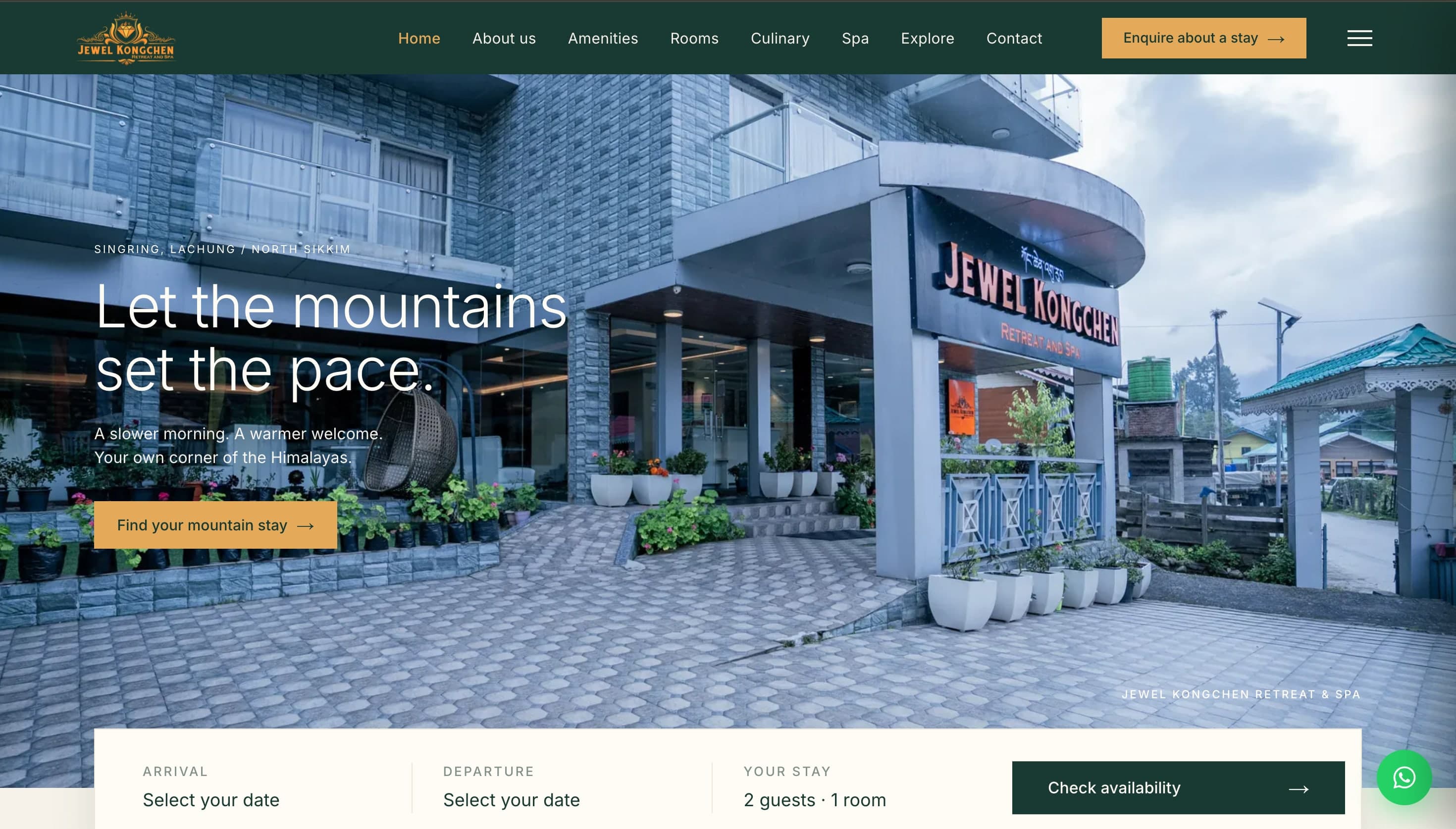 Jewel Kongchen Website Design & Development — case study by Waglogy in Gangtok, Sikkim